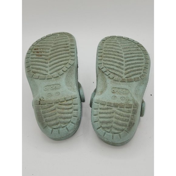 Toddler size 7 Teal colored Crocs Unisex - Picture 4 of 5